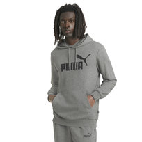PUMA MĘSKA BLUZA DRESOWA BAWEŁNIANA Z KAPTUREM ESS BIG LOGO HOODIE GRAY 586688 03 XL Puma