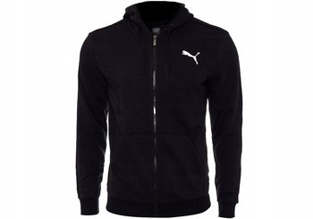 Puma Męska Bluza sportowa Dresowa Bawełniana Bluza sportowa z kapturem Ess Small Logo Fz Hoodie Tr Black 586704 51 Xxl - Puma