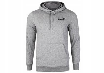 Puma  Męska Bluza sportowa Ocieplana Bluza sportowa z kapturem Power Hoodie Grey 589411 03 L - Puma