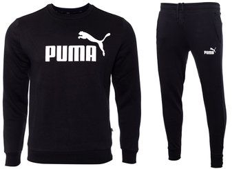 Puma Męski Dres Kompletny Ess Logo Czarny 586678 01, 586714 01 Xxl - Puma