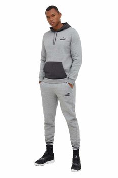 Puma Męskie Dres Kompletny Hooded Sweatsuit Szary 670034 03 M - Puma