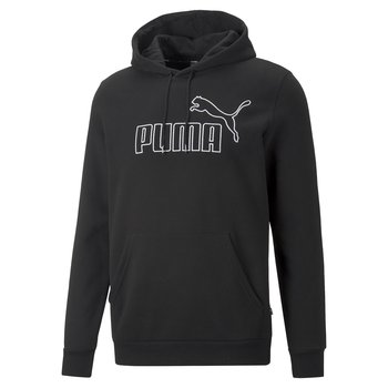 Puma Ocieplana Bluza sportowa męska Bluza sportowa z kapturem Ess Elevated Hoodie Czarna 849888 01 S - Puma