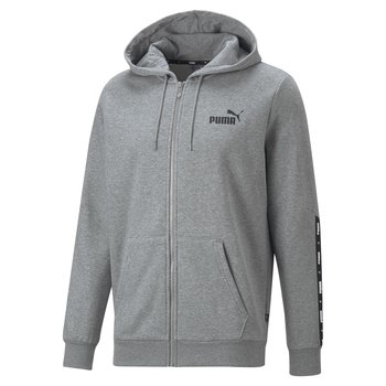 Puma Ocieplana Bluza sportowa męska Ess Tape Full Zip Hoodie Szara 670270 03 L - Puma