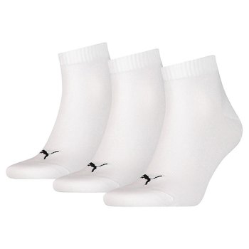 Puma, Skarpetki sportowe, Quarter Plain, 3Pack 906978 35, biały, rozmiar 43/46 - Puma