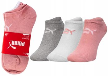 PUMA SKARPETY STOPKI 3 PARY Roz 35-38 3-kolory róż - Puma