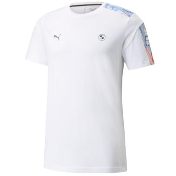 Puma, T-shirt męski, BMW M Motorsport T7 Tee 531183-02, biały, rozmiar S - Puma