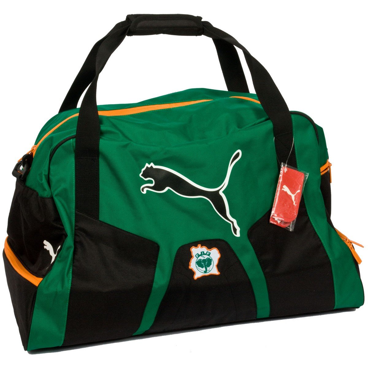 Puma, Torba Sportowa, Nat. Teams Fotball 065207-14, Zielony, 58x25x37cm ...