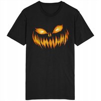 Pumpkin Face Koszulka Halloween Horror Upiór Dynia