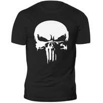 Punisher Skull Koszulka Na Siłownię Trening Marvel GILDAN