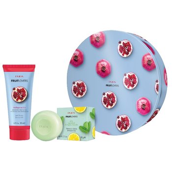Pupa Milano, Fruit Lovers Pomegranate zestaw prezentowy żel pod prysznic 200ml + szampon w kostce 60g  - Pupa Milano