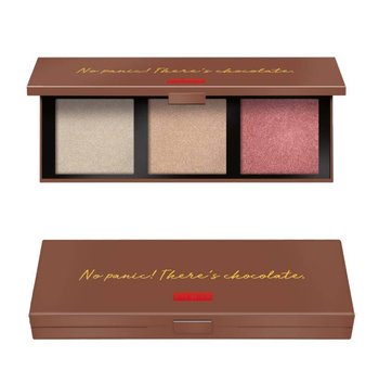 Pupa Milano, Zero Calorie Face Highlighters Palette 001 Cherry Chocolate 9 g - Pupa Milano