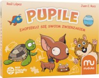Pupile. Zaopiekuj się swoim zwierzakiem, gra planszowa, MUDUKO