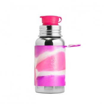 Pura Kiki, Sport,Termobutelka, Różowa swirl, 475 ml - Pura