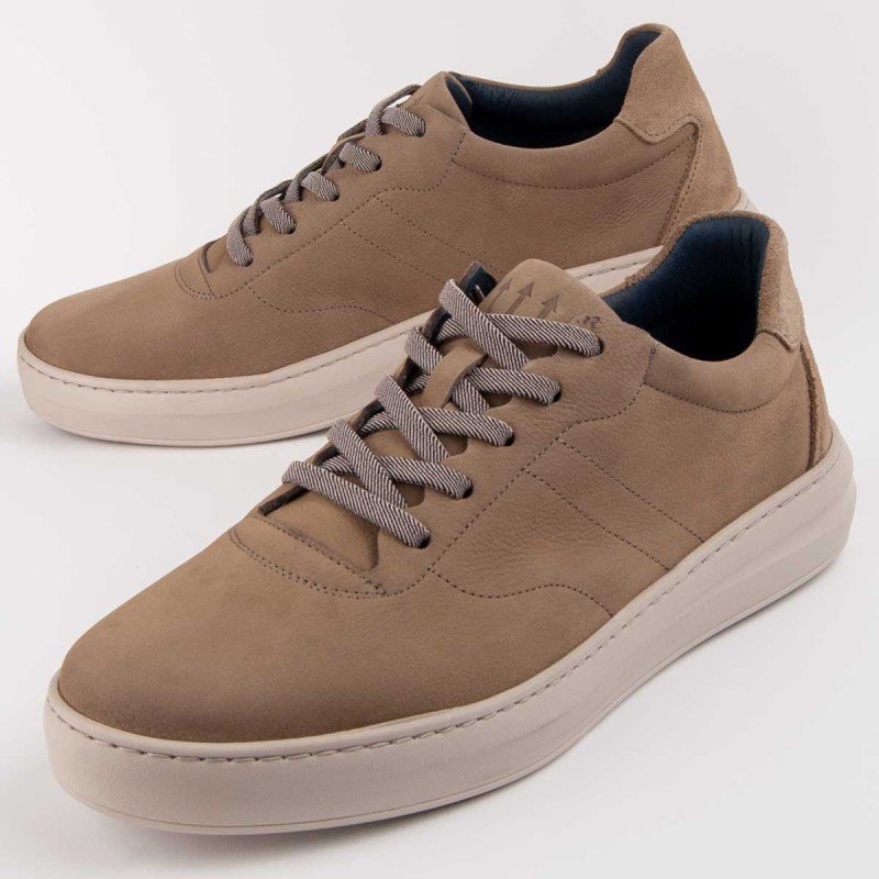 Purapiel Puranautic6 Herren Bootsschuhe – Leder, Gummi-Sohle, Schnürbar, Klassisches Design