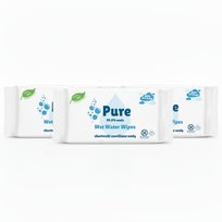 Pure chusteczki nawilżane Wet Water Wipes dla dzieci 99.9% wody szt. 3x60 szt.