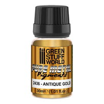 Pure metal pigments antique gold 30ml, green stuff world Green Stuff World