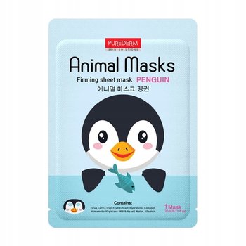 PUREDERM Animal Mask maska do twarzy w płacie Pingwin 21 ml - Purederm