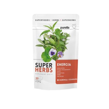 Purella Superfoods, Energia, mieszanka ziół, Suplementy diety, 20 saszetek - Purella Superfoods