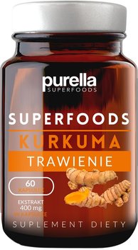 Purella Superfoods, Kurkuma, suplement diety, 60 kapsułek - Purella Superfoods