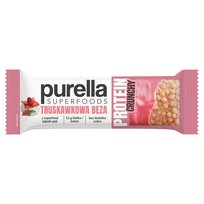 Purella Superfoods Protein bar baton proteinowy beza truskawkowa 45g