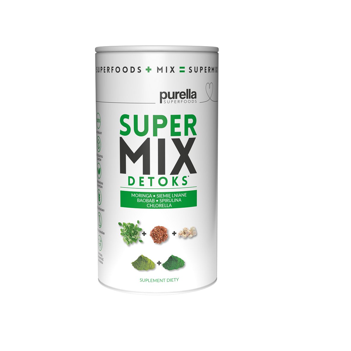 Purella Superfoods, Supermix Detox, suplement diety, 150 g Sklep