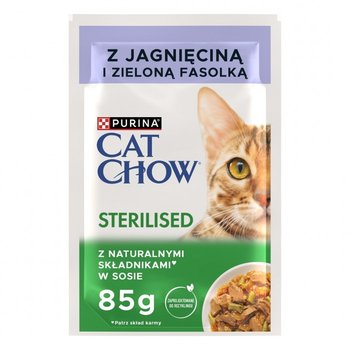 PURINA Cat Chow Sterilised jagnięcina i fasola - mokra karma dla kota - 4x85g - Inna marka