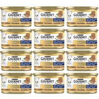 Purina Gourmet Gold Mokra karma dla kotów Mus z indykiem 85 g x 12 sztuk