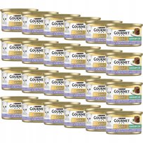Purina Gourmet Gold Savoury Cake Mokra karma dla kotów z jagnięciną i fasolą 85 g x 24 sztuk