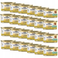 Purina Gourmet Gold Savoury Cake Mokra karma dla kotów z kurczakiem i marchewką 85 g x 24 sztuk