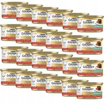 Purina Gourmet Gold Savoury Cake Mokra karma dla kotów z wołowiną i pomidorem 85 g x 24 sztuk