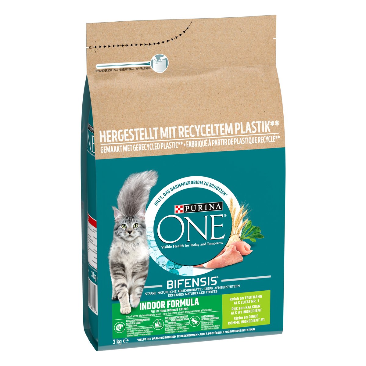PURINA NESTLE Purina Nestle Purina One Indoor Z Indykiem 3Kg