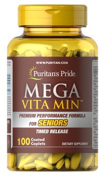 Puritan's Pride Mega Vita Min Multiwitamina dla seniora - Suplement diety, 60 kapsułek - Puritan's Pride
