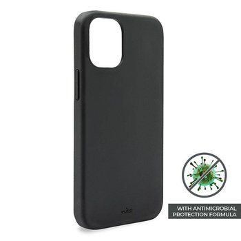 PURO ICON Anti-Microbial Cover - Etui iPhone 12 / iPhone 12 Pro z ochroną antybakteryjną (czarny) - Puro