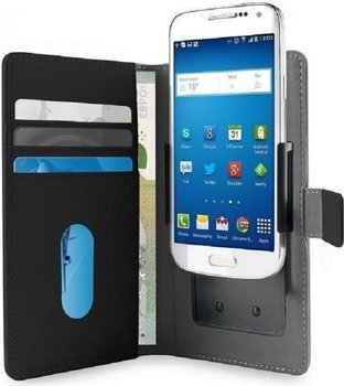 PURO Smart Wallet XL etui uniwersalne czarne/black 5.1" z uchwytem foto oraz kieszeniami na karty i pieniądze UNIWALLET3BLKXL - Puro