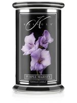 Purple Majesty - Kringle Candle - duża świeca z dwoma knotami (624g) - seria Reserve