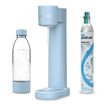 Pushair Saturator Do Wody Dafi Lazurowy + Nabój Co2 + Butelka 0,7 - Dafi