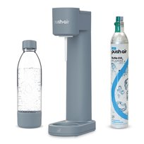 Pushair Saturator Do Wody Dafi Stalowy + Nabój Co2 + Butelka 0,7