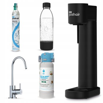 PushAir saturator nabój butelka + Flow Comfort DC10 bateria Alto Chrom - Dafi