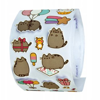 Pusheen Cat, Kot Puszin, naklejki na rolce, 370szt kot