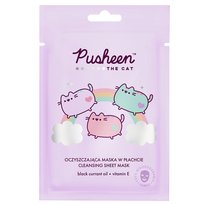 Pusheen, Cleansing Sheet Mask, Oczyszczająca Maska W Płachcie, 17g