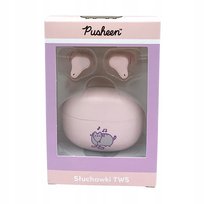 Pusheen Słuchawki bezprzewodowe TWS różowe + etui OEM