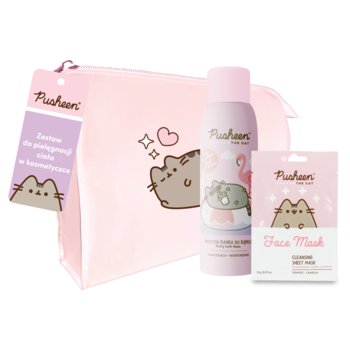 Pusheen, Zestaw pielęgnacyjny w kosmetyczce do ciała i twarzy, 2 szt. - Pusheen
