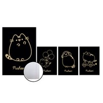 PUSHEEN Zeszyt A5 KRATKA 60 Kartek The CAT Kot Kotek w KRATKĘ mix wzorów kot Unipap
