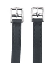 Puśliska COVALLIERO skórzane, czarne, szerokość: 25 mm, rozmiar: 130