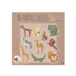 Puzzle 10 afrykańskich zwierząt | Egmont Toys uniw - Egmont Toys