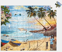 Puzzle 100 elementów - Rajska wyspa, Relish.