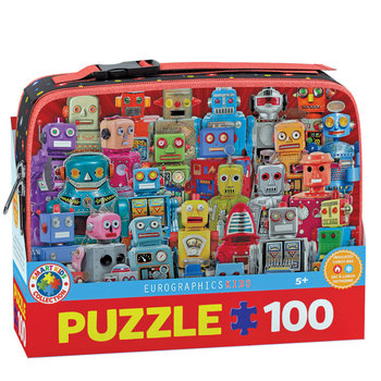 Puzzle 100 Z Lunch Box  Robots 9100-5827 - EuroGraphics