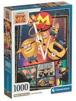 Puzzle 1000 elementów Compact Minionki Pod przykrywką 39798 Clementoni