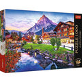 Puzzle 1000 elementów Premium Plus Quality Alpejskie miasteczko, Szwajcaria - Trefl