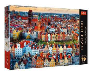 Puzzle 1000 elementów Premium Plus Quality Widok na Gdańsk, Polska - Trefl